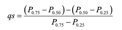 Quartile skew from USGS Stats Book linkedabove